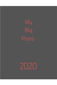 2020 My Big Plans