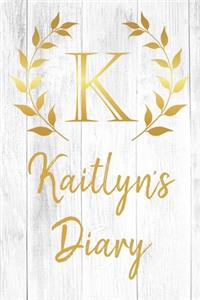 Kaitlyn's Diary