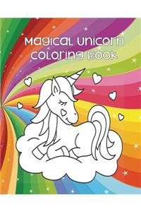 Magical Unicorn Coloring Book