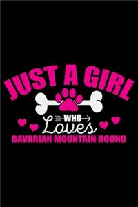 Just A Girl Who Loves Bavarian Mountain Hound