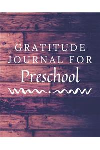 Gratitude Journal For Preschool
