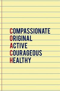 Compassionate Original Active Courageous Healthy