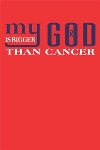 My god is bigger than cancer.