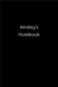 Ainsley's Notebook