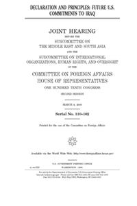 Declaration and principles