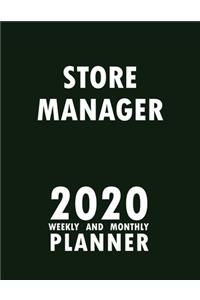 Store Manager 2020 Weekly and Monthly Planner