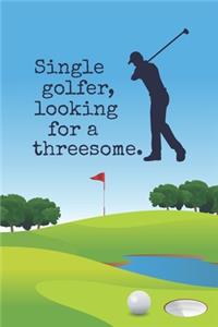 Single Golfer, Looking For A Threesome