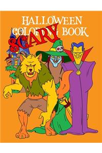 Scary Halloween Coloring Book