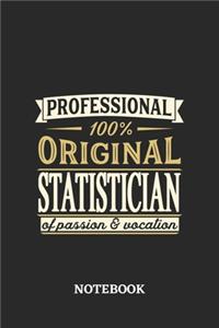Professional Original Statistician Notebook of Passion and Vocation