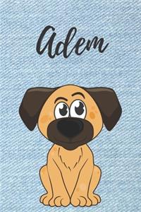personalisiertes Notizbuch Hunde / Malbuch / Tagebuch / Journal / DIN A5 / Geschenk Adem
