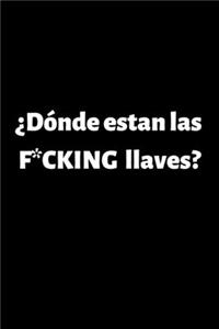 Dónde Estan las F*CKING llaves?