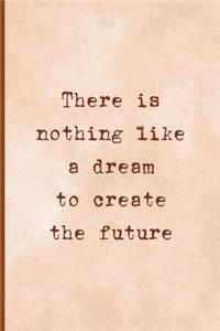 There Is Nothing Like A Dream To Create The Future