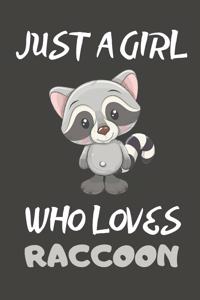 Just A Girl Who Loves Raccoon