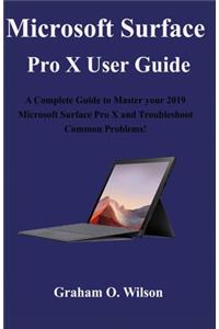 Microsoft Surface Pro X User Guide
