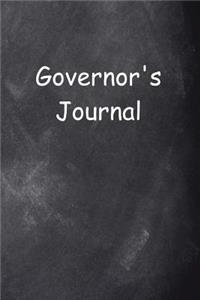 Governor's Journal Chalkboard Design