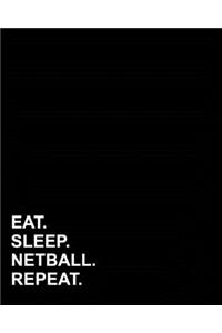 Eat Sleep Netball Repeat
