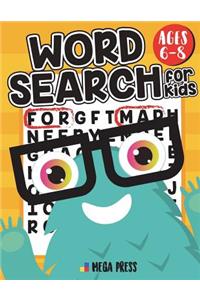 Word Search for Kids Ages 6-8