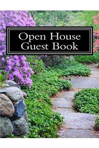 Open House Guest Book