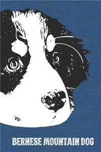 Bernese Mountain Dog Lined Notebook
