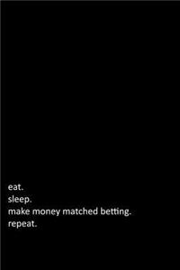 Matched Betting Notepad