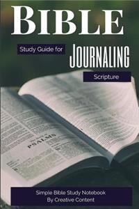 Bible Journal Study Guide for Journaling Scripture