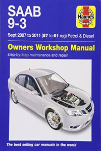 SAAB 9-3 Petrol & Diesel (07 - 11) Haynes Repair Manual