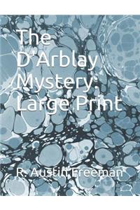 The d'Arblay Mystery: Large Print
