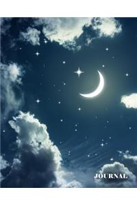 Beautiful Moon and Stars