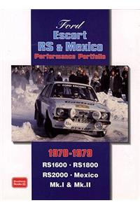 Ford Escort RS & Mexico Performance Portfolio 1970-1979