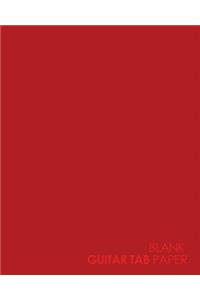 Blank Guitar Tab Paper