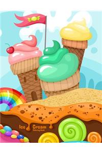 Ice Cream Coloring Book 1