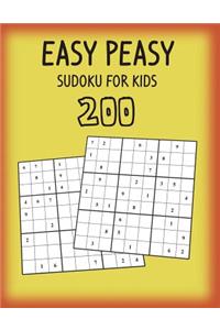 200 Easy Peasy Sudoku for Kids