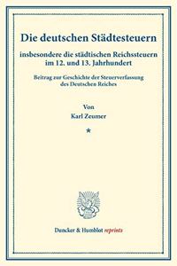 Die Deutschen Stadtesteuern