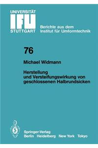 Herstellung und Versteifungswirkung von geschlossenen Halbrundsicken