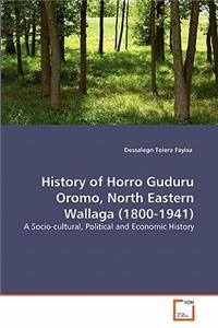 History of Horro Guduru Oromo, North Eastern Wallaga (1800-1941)