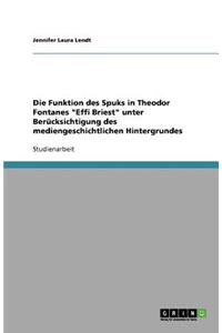 Die Funktion des Spuks in Theodor Fontanes Effi Briest unter Berücksichtigung des mediengeschichtlichen Hintergrundes