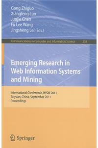 Emerging Research in Web Information Systems and Mining