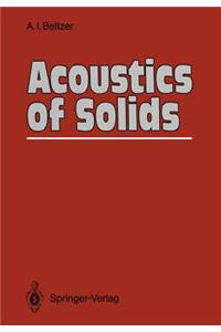Acoustics of Solids
