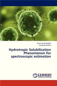 Hydrotropic Solubilization Phenomenon for Spectroscopic Estimation