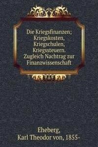Die Kriegsfinanzen