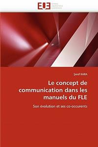 Concept de Communication Dans Les Manuels Du Fle