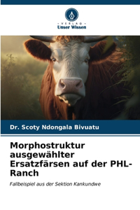 Morphostruktur ausgewählter Ersatzfärsen auf der PHL-Ranch
