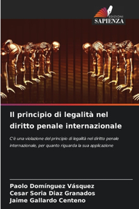 principio di legalità nel diritto penale internazionale