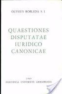 Quaestiones Disputatae Iuridico Canonicae