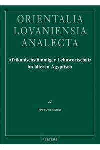 Afrikanischstammiger Lehnwortschatz Im Alteren Agyptisch