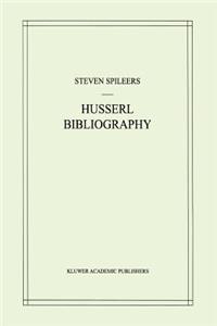 Edmund Husserl Bibliography