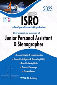 SURA`S ISRO Junior Personal Assistant and Stenographer Exam Book in English Medium - Latest Updated Edition 2023