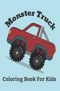 Monster Truck Coloring Book For Kids