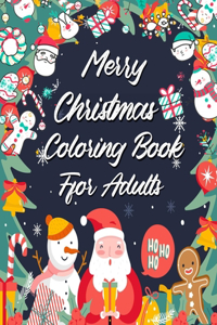 Merry Christmas Coloring Book for Adults