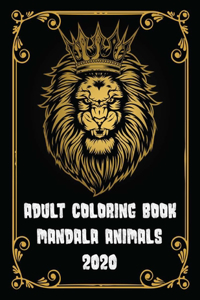 Adult Coloring Book Mandala Animals 2020